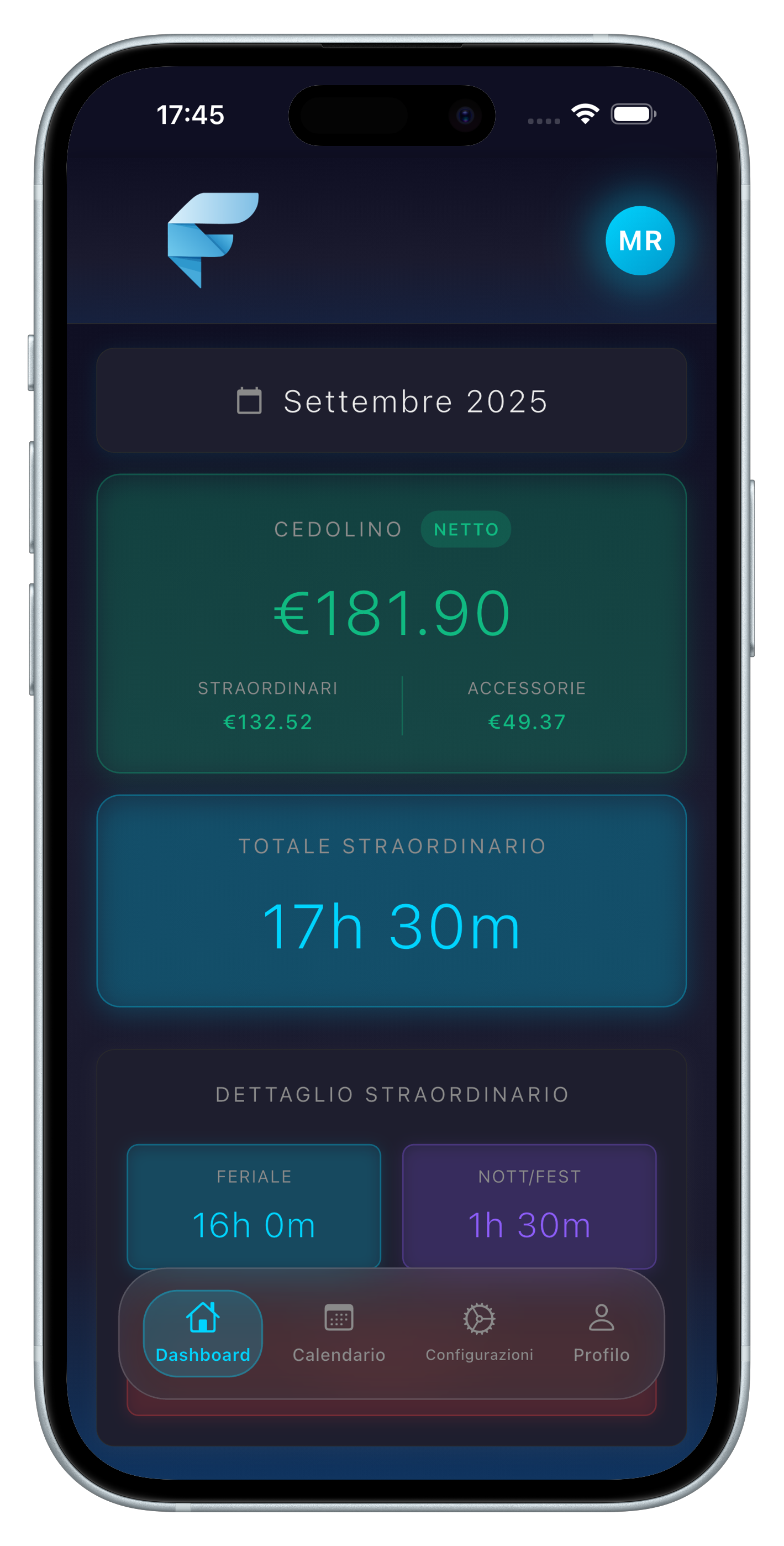 FaticApp Interface